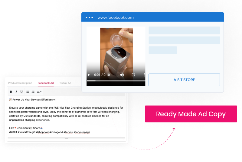 Ready-Made Descriptions and Ads